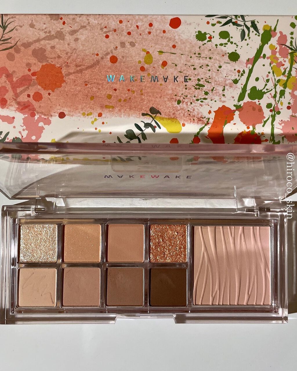ミックスブラーリングアイパレット/wakemake/マルチパレットを使ったクチコミ(7枚目)
