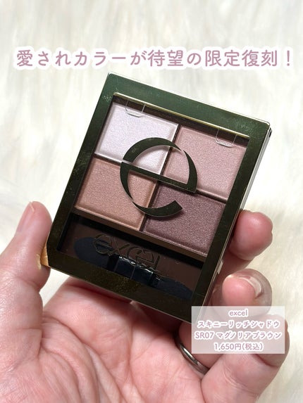 スキニーリッチシャドウ/excel/アイシャドウパレットを使ったクチコミ(2枚目)