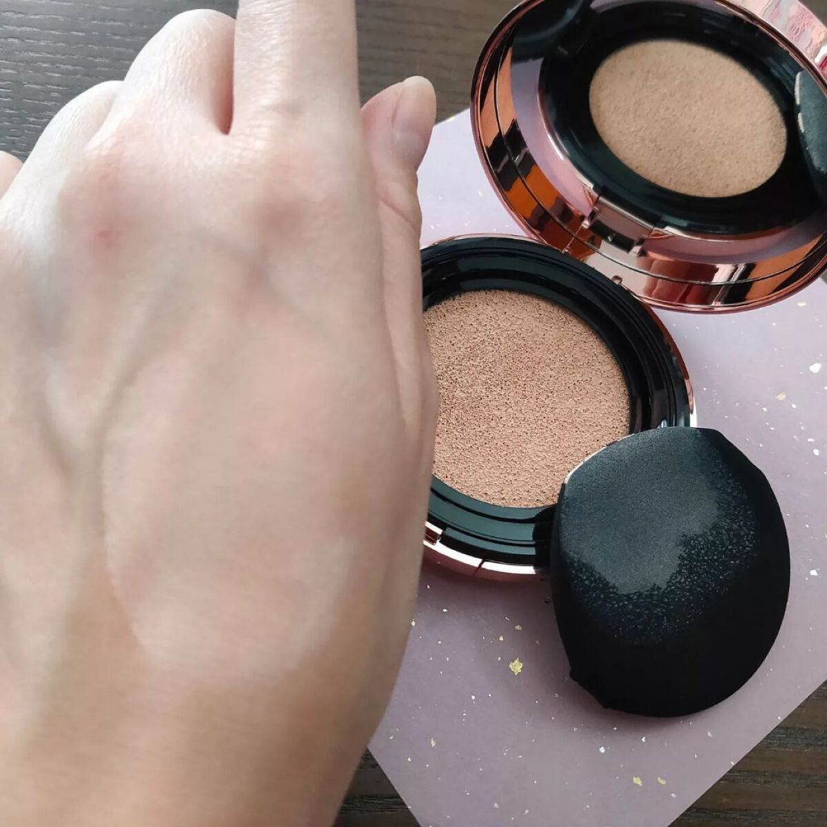 シピシピ フィットスキンクッション/CipiCipi/クッションファンデーションを使ったクチコミ（3枚目）