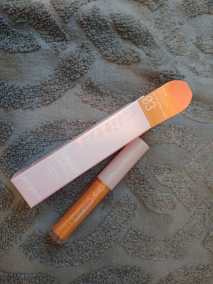 シュガー トゥインクル リキッド グリッター/PERIPERA/グリッターを使ったクチコミ(2枚目)