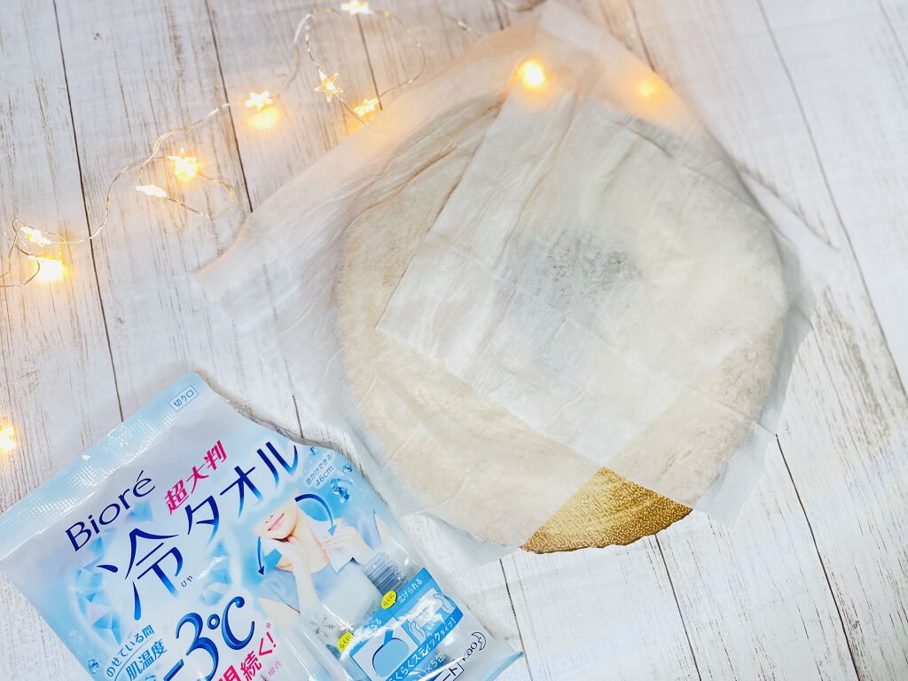 冷タオル 無香性/ビオレ/ボディシートを使ったクチコミ（3枚目）