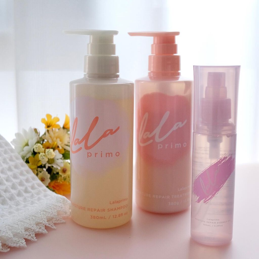 ララプリモ モイスチャーリペア シャンプー／トリートメント/ララプリモ /市販シャンプーを使ったクチコミ（1枚目）