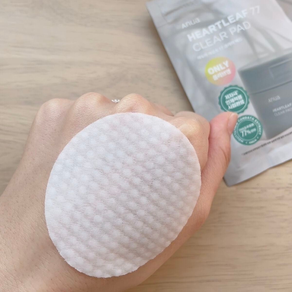 ドクダミ77%クリアパッド/Anua/トナーパッドを使ったクチコミ(4枚目)