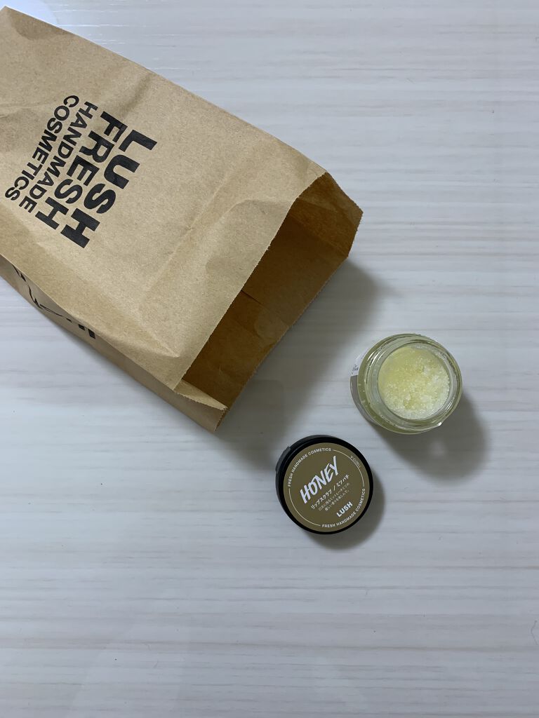 ミツバチ リップスクラブ/ラッシュ/リップスクラブを使ったクチコミ（1枚目）