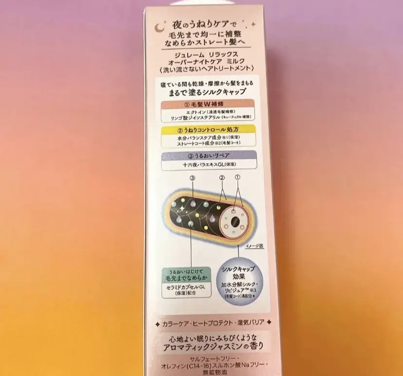 リラックス オーバーナイトケア ミルク/Je l'aime/ヘアミルクを使ったクチコミ（2枚目）