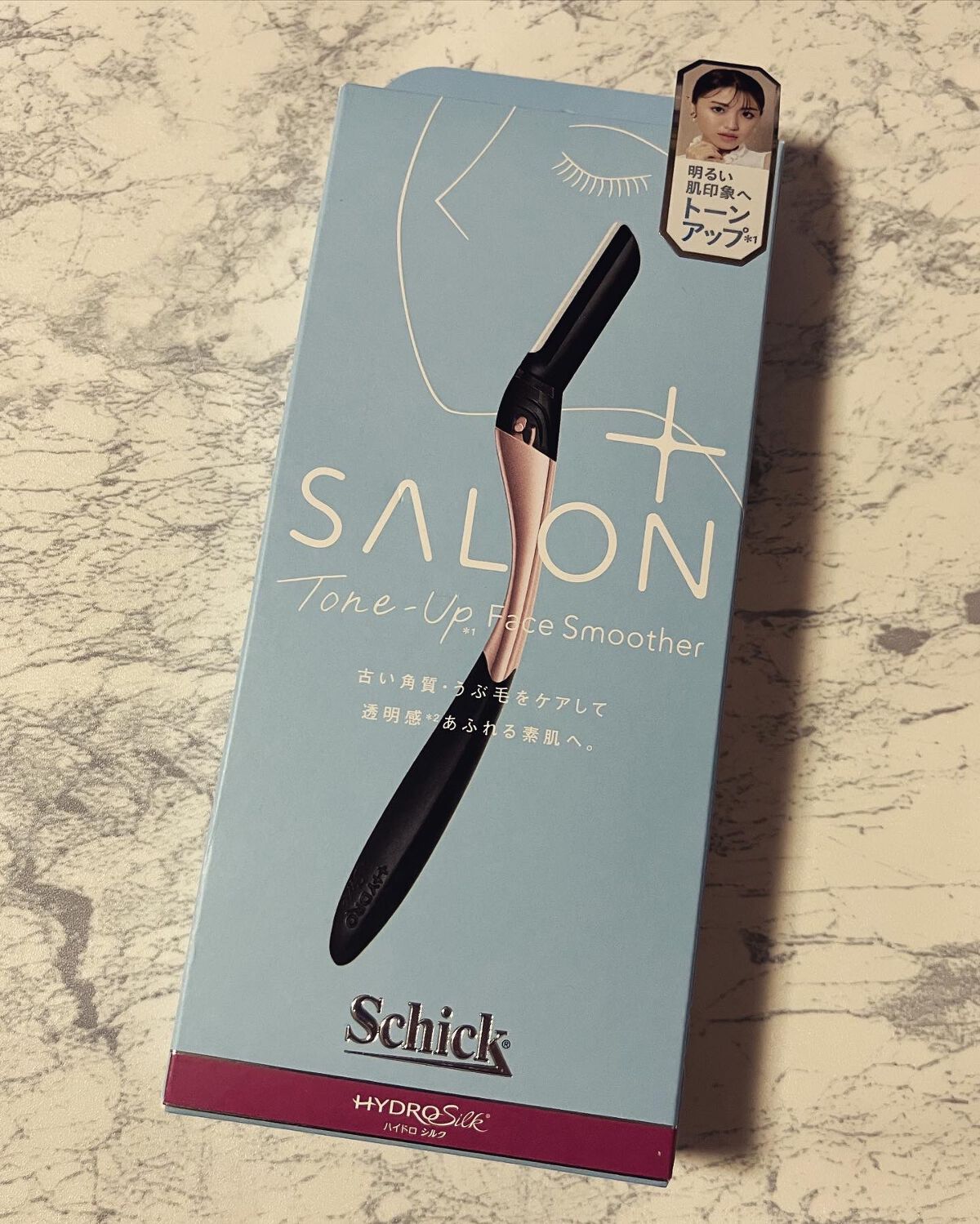 サロンプラス トーンアップ フェイススムーサー ホルダー（刃付き）/サロンプラス/シェーバーを使ったクチコミ（1枚目）