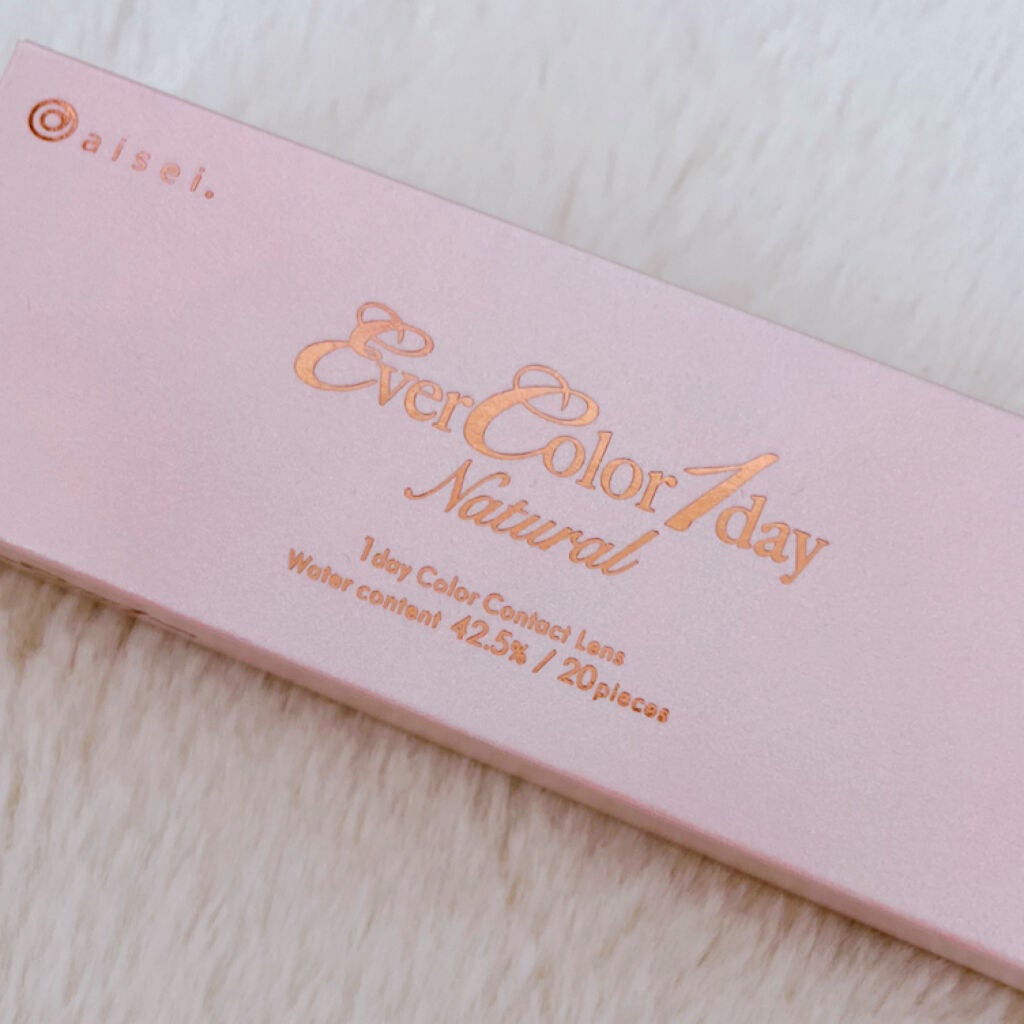エバーカラーワンデーナチュラル モイストレーベルUV/エバーカラー/ワンデー(1DAY)カラコンを使ったクチコミ(2枚目)