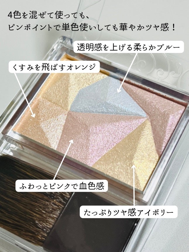 パールグロウハイライト/CEZANNE/ハイライト・シェーディングを使ったクチコミ(4枚目)