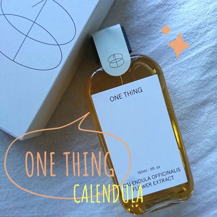 カレンデュラ化粧水/ONE THING/化粧水を使ったクチコミ(1枚目)
