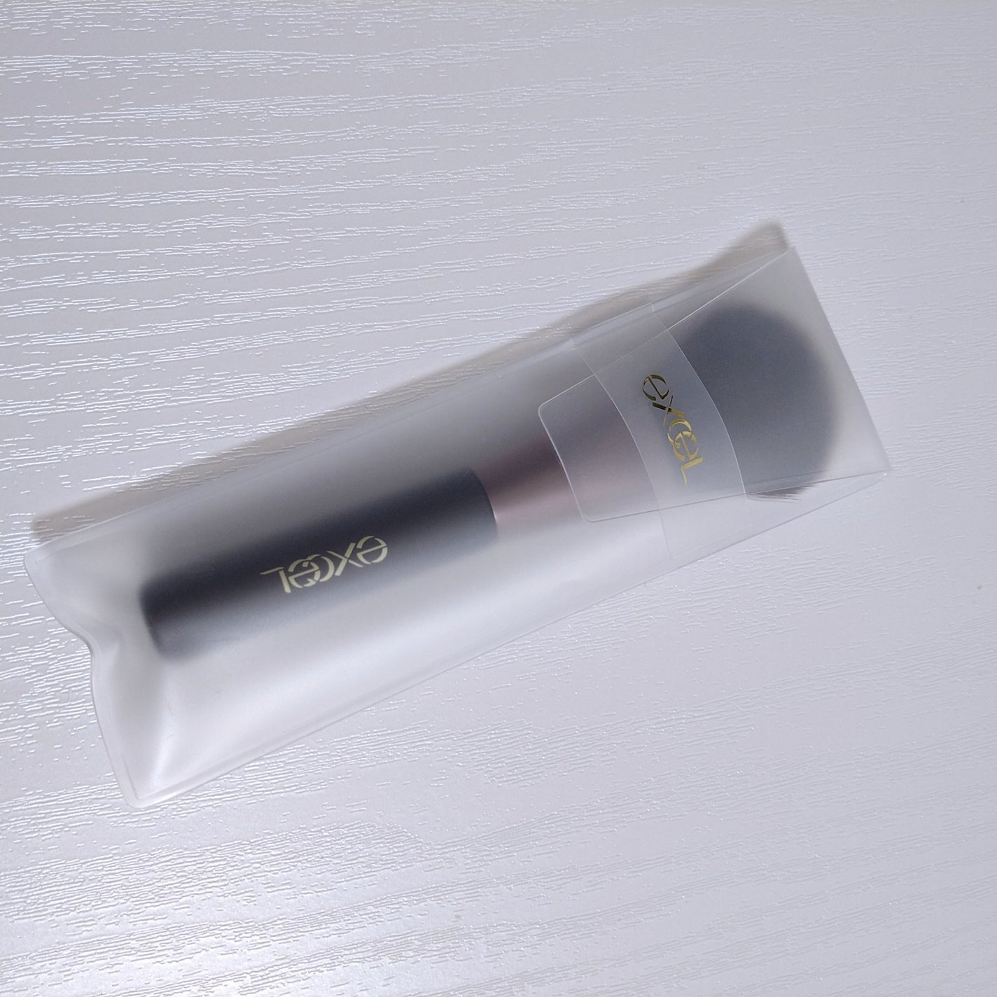 ハイライトチークブラシ/excel/メイクブラシを使ったクチコミ(3枚目)