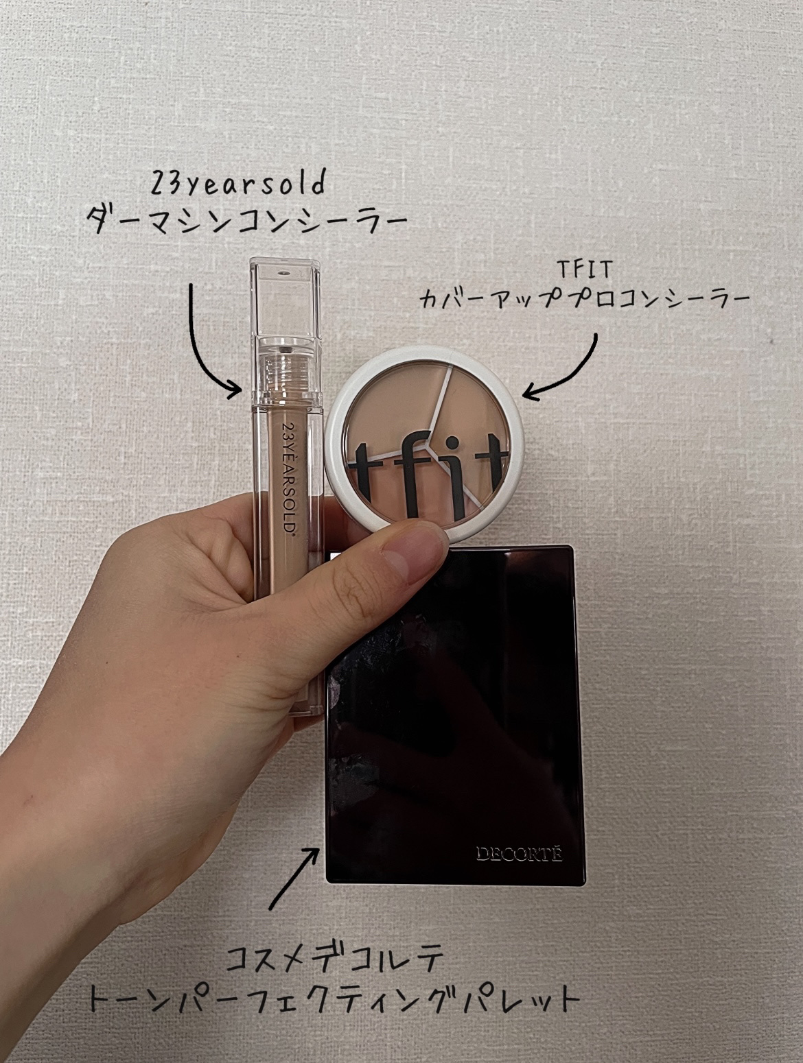 トーンパーフェクティング パレット/DECORTÉ/パレットコンシーラーを使ったクチコミ（1枚目）