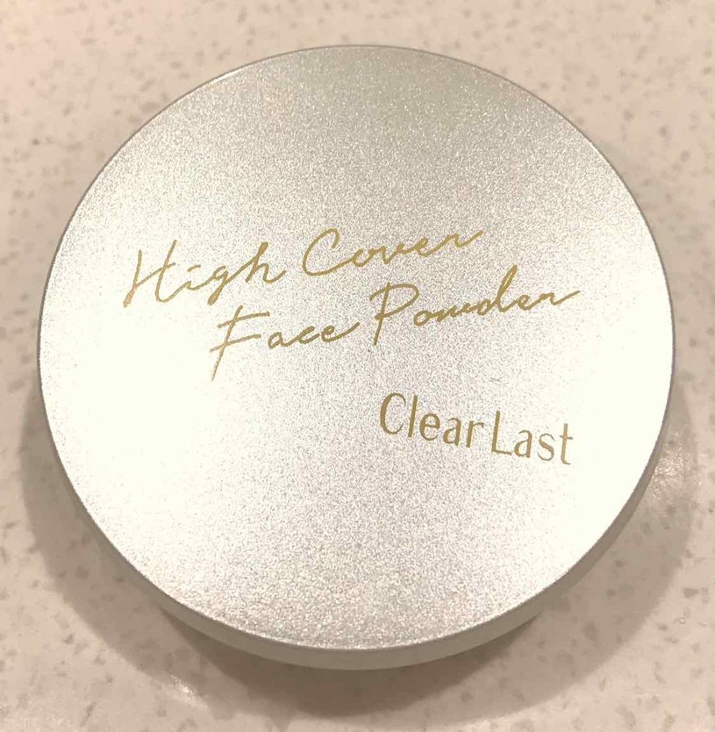 フェイスパウダー ハイカバー  白肌オークル/クリアラスト/プレストパウダーを使ったクチコミ（1枚目）