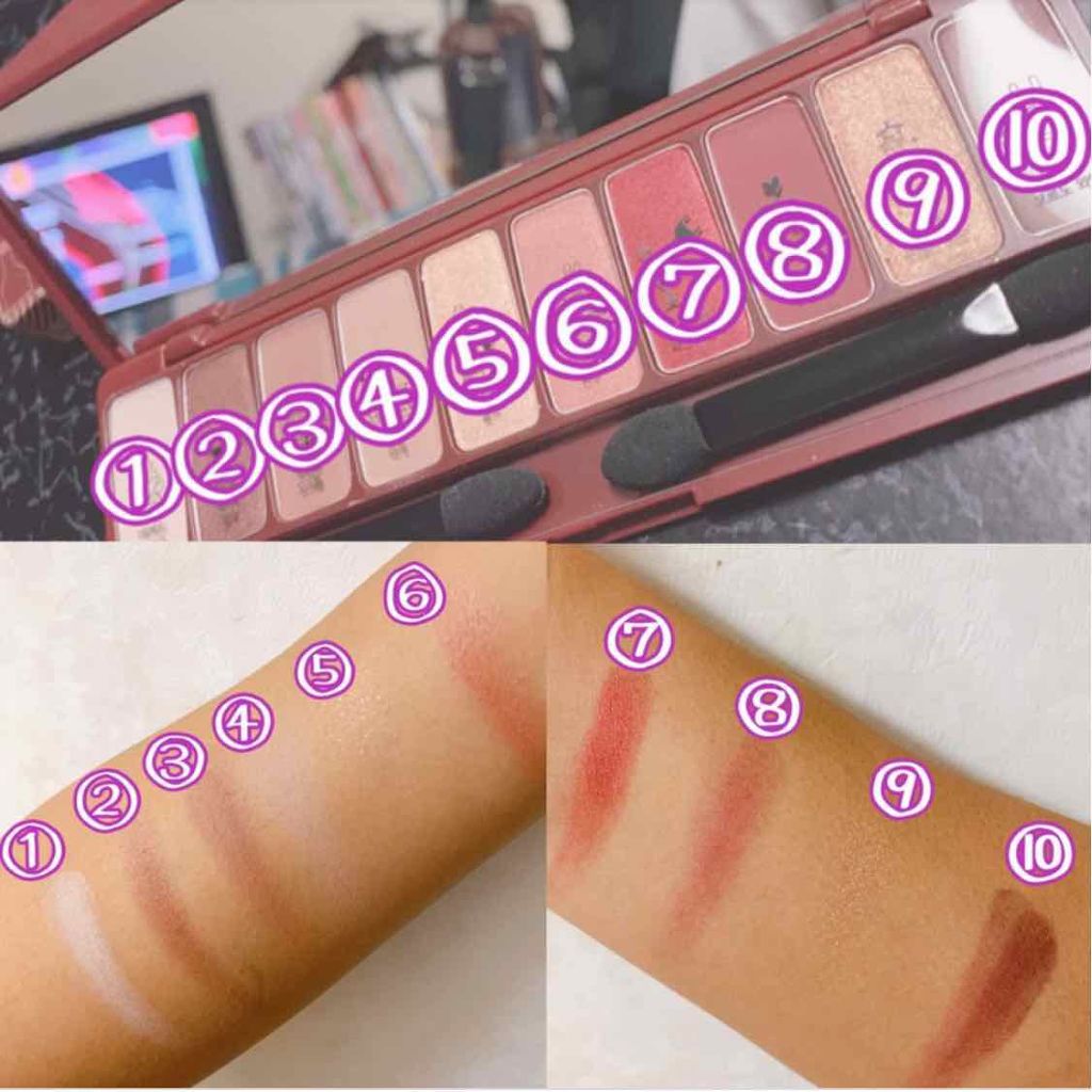 プレイカラー アイシャドウ/ETUDE/アイシャドウパレットを使ったクチコミ(3枚目)