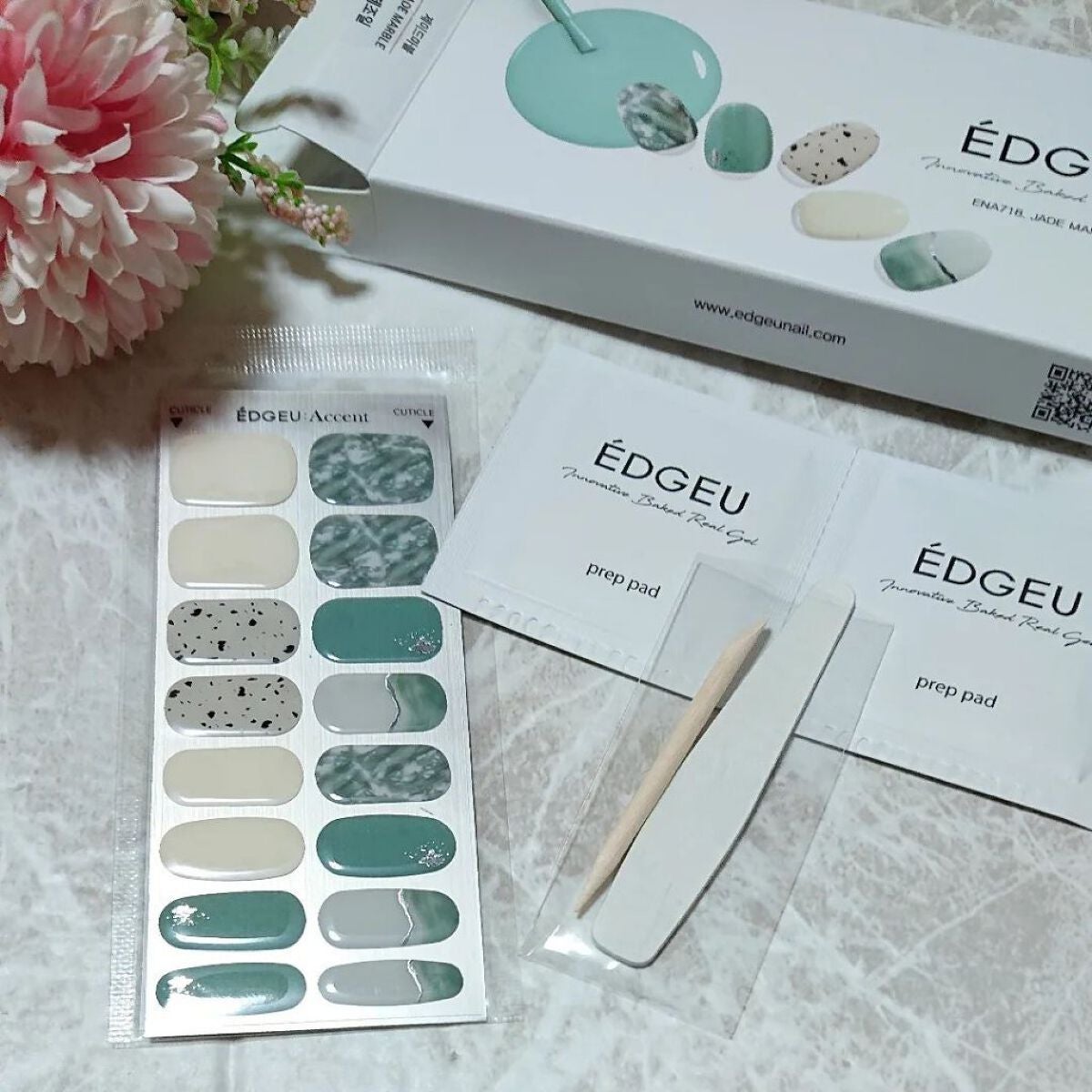 EDGEU ジェルネイルシール/EDGEU/ネイルシールを使ったクチコミ(6枚目)