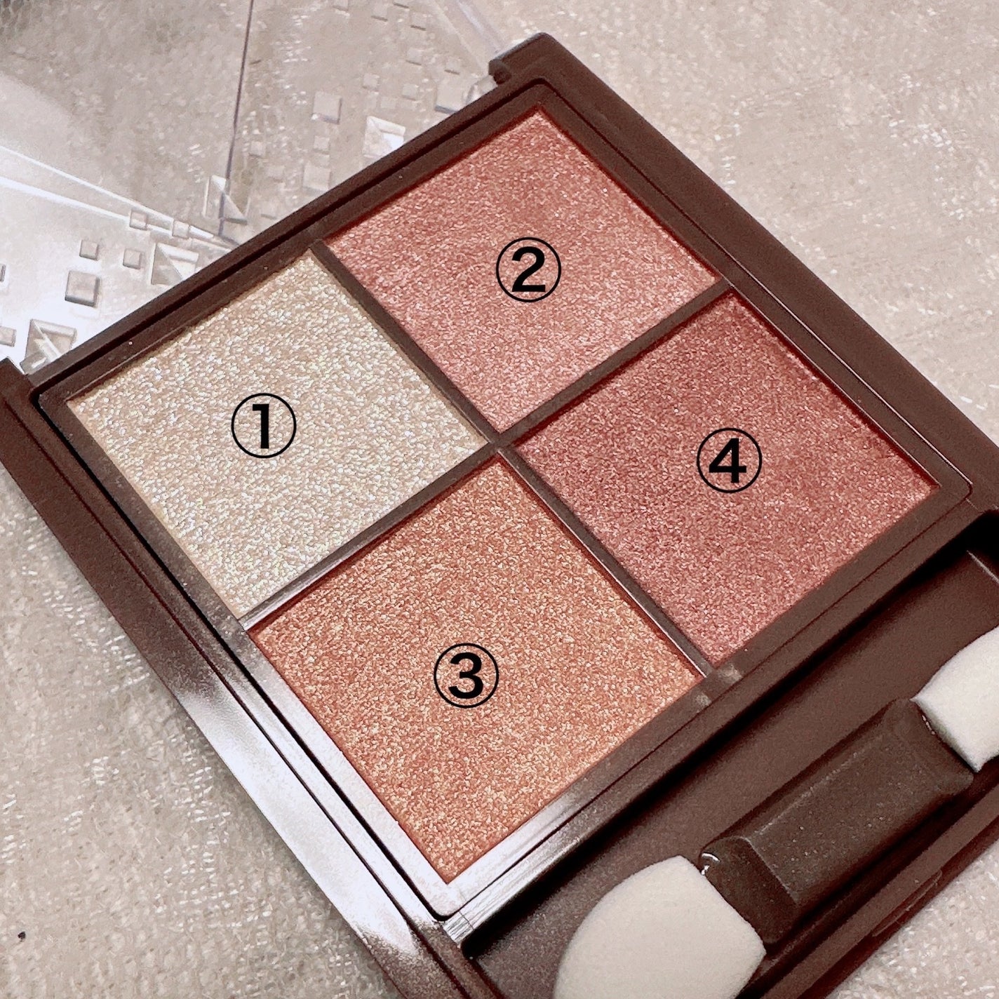 ニュアンスオンアイシャドウ/CEZANNE/アイシャドウパレットを使ったクチコミ(2枚目)