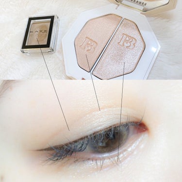 FREESTYLE HIGHLIGHTER DUO/FENTY BEAUTY BY RIHANNA/パウダーハイライトを使ったクチコミ（2枚目）