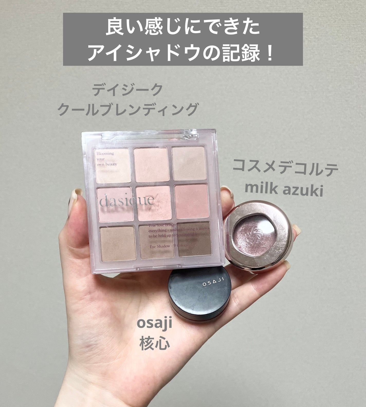 シャドウパレット/dasique/アイシャドウパレットを使ったクチコミ(1枚目)