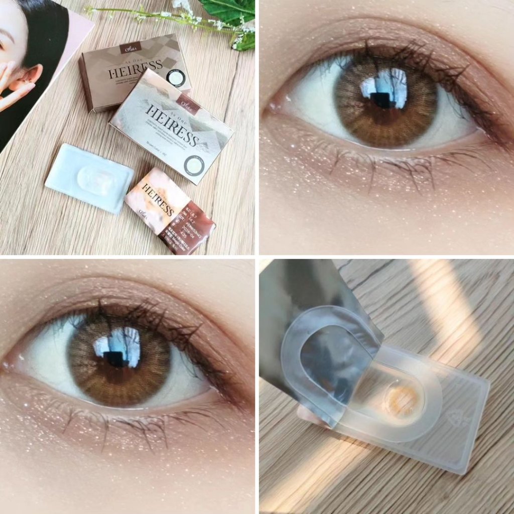 エアリス(Heiress) ブラウン/OLOLA/カラーコンタクトレンズを使ったクチコミ（1枚目）