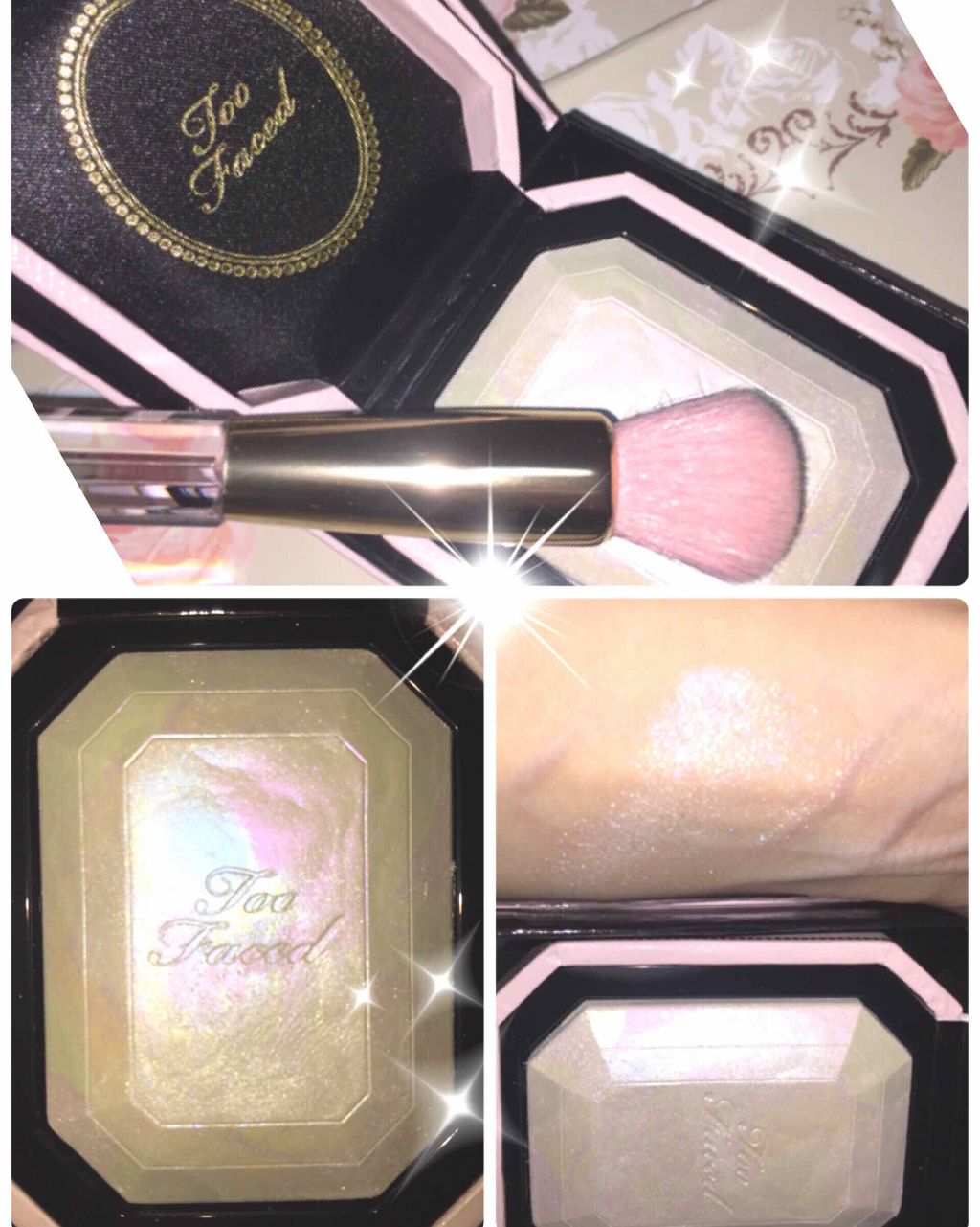 ダイヤモンドライト マルチユース ハイライター/Too Faced/パウダーハイライトを使ったクチコミ（2枚目）