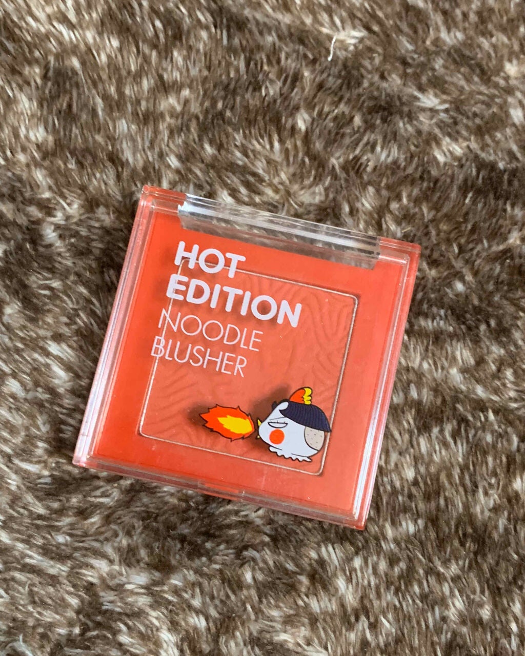 Hot Edition NOODLE BLUSHER/TONYMOLY/パウダーチークを使ったクチコミ(1枚目)