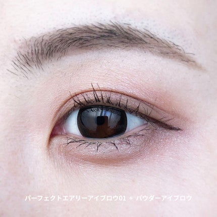 パーフェクトエアリーアイブロウ/キャンメイク/アイブロウペンシルを使ったクチコミ(3枚目)