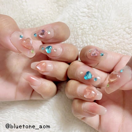ネイルチップ/SHEIN/ネイルチップ・パーツを使ったクチコミ(9枚目)