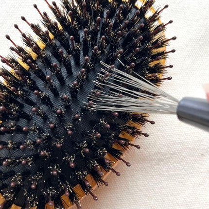 つやつや天然毛のミックスブラシ/マペペ/ヘアブラシを使ったクチコミ(6枚目)