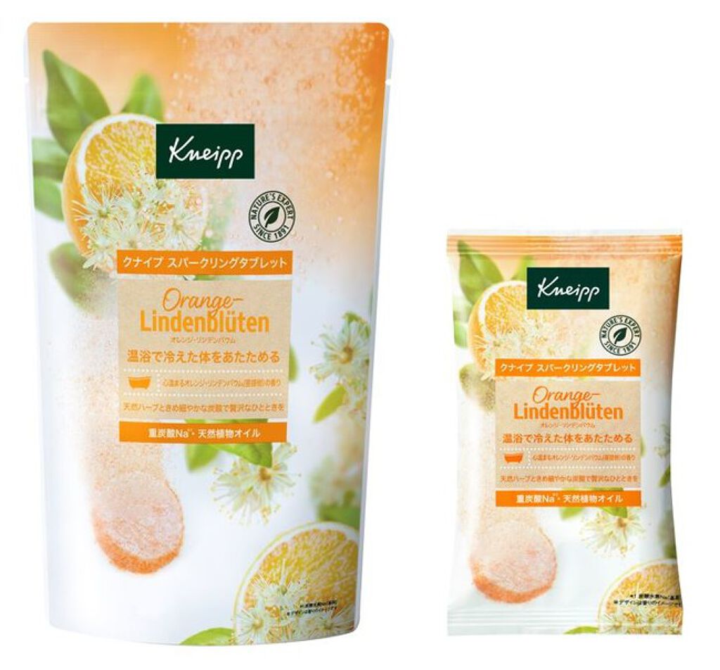 クナイプ スパークリングタブレット オレンジ・リンデンバウム <菩提樹>の香り クナイプ