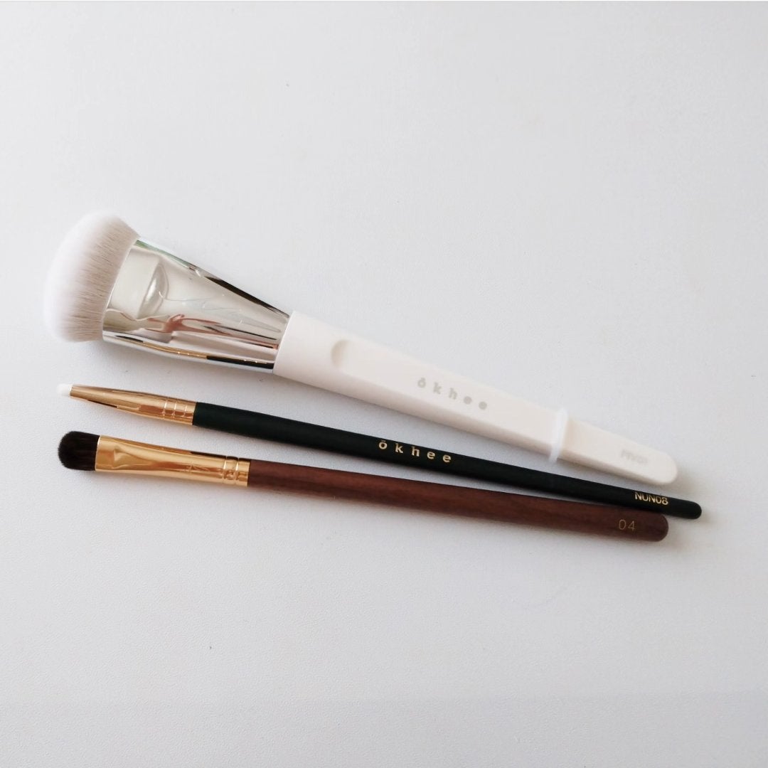 okhee 白玉ファンデーションブラシ/SOOA DOR/メイクブラシを使ったクチコミ(3枚目)