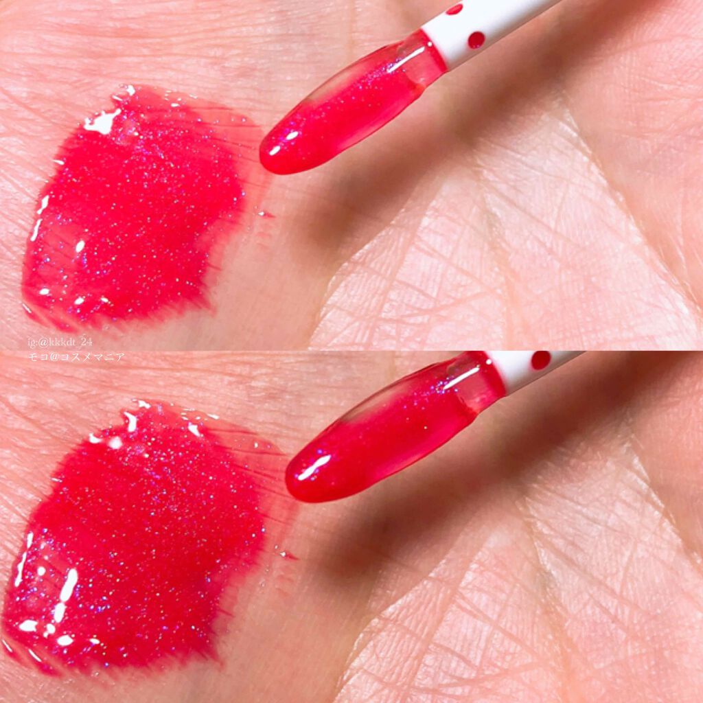 ニュアンスグロスオイル/excel/リップグロスを使ったクチコミ(3枚目)