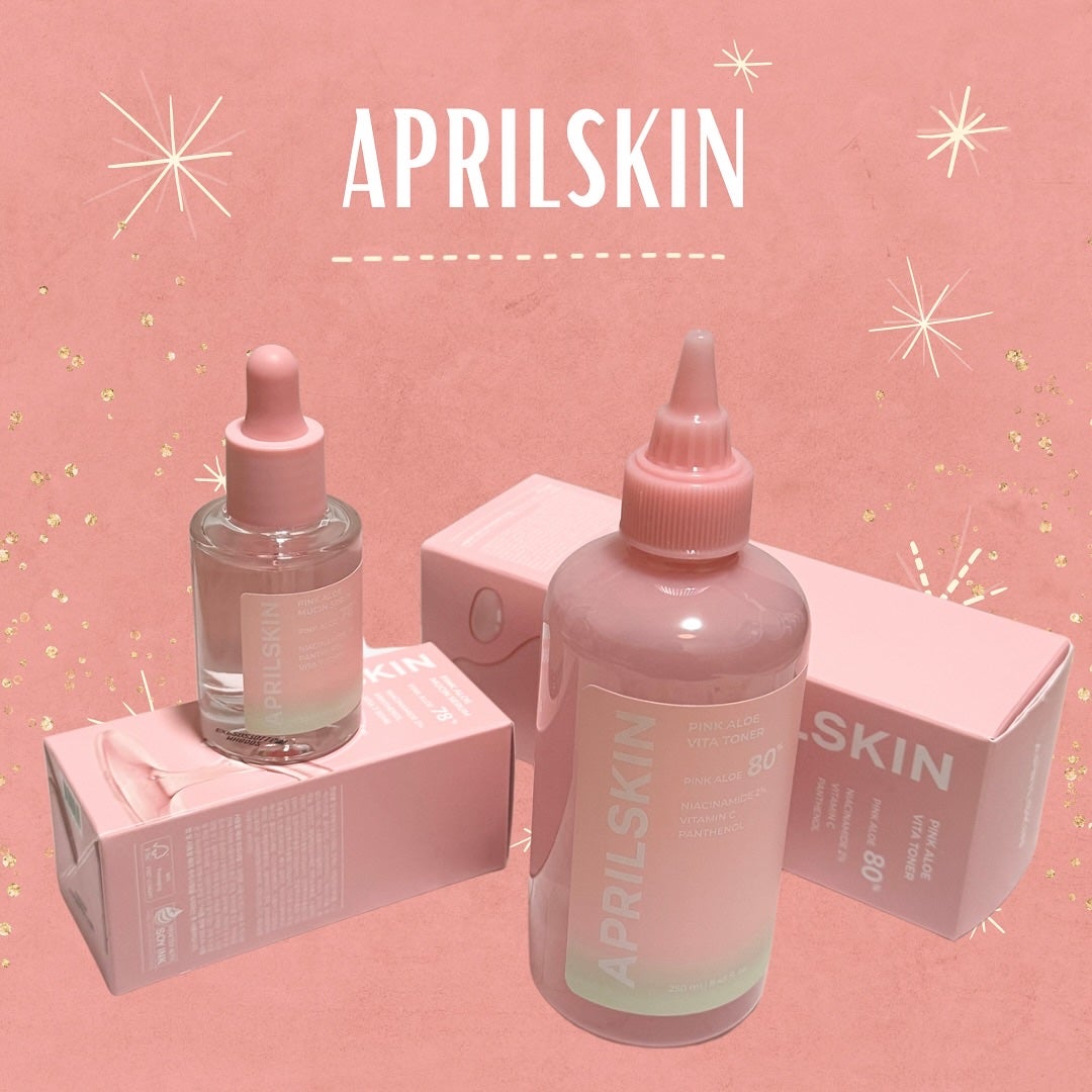 ピンクアロエビタトナー/APRILSKIN/化粧水を使ったクチコミ(1枚目)