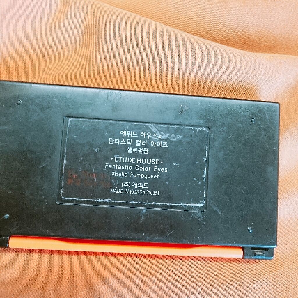 ファンタスティックカラーアイズ　＃ハローパンプクイーン/ETUDE/アイシャドウパレットを使ったクチコミ（3枚目）
