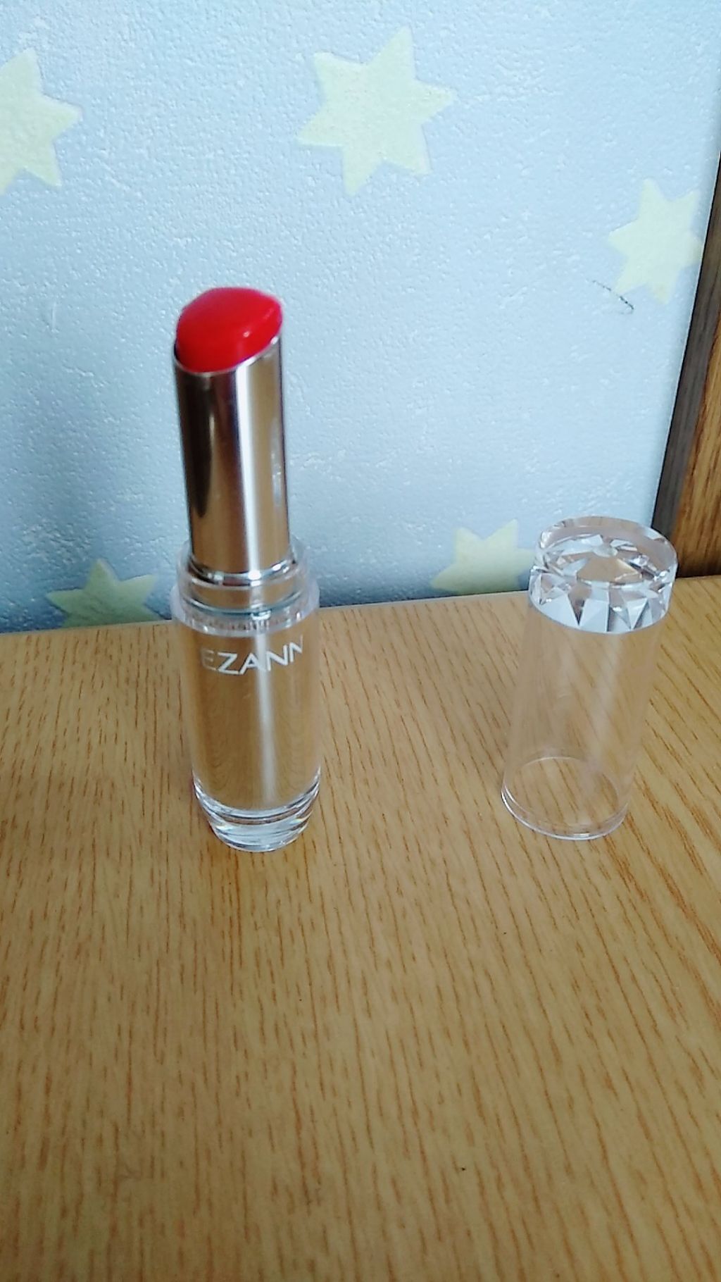 ラスティンググロスリップ/CEZANNE/口紅を使ったクチコミ（2枚目）