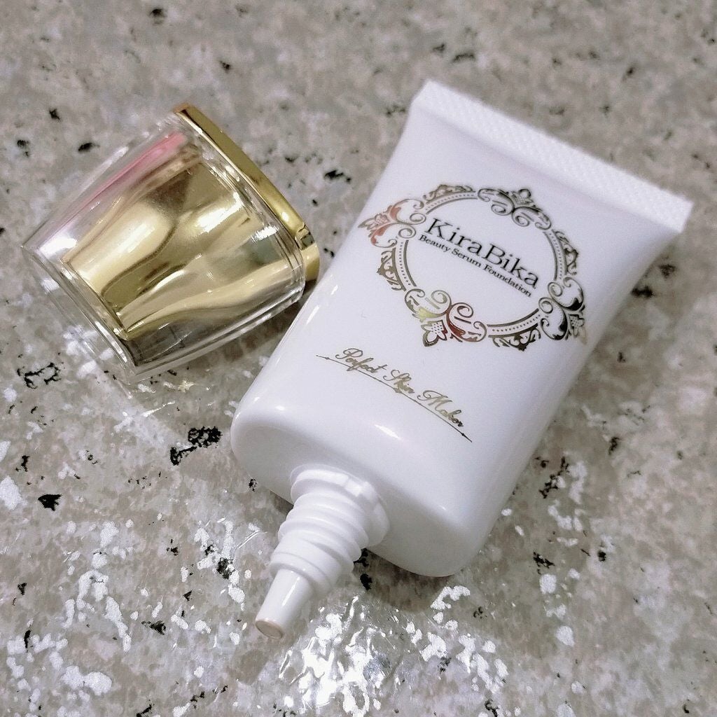 きらびか ビューティーセラムファンデーション/KiraBika/リキッドファンデーションを使ったクチコミ(1枚目)