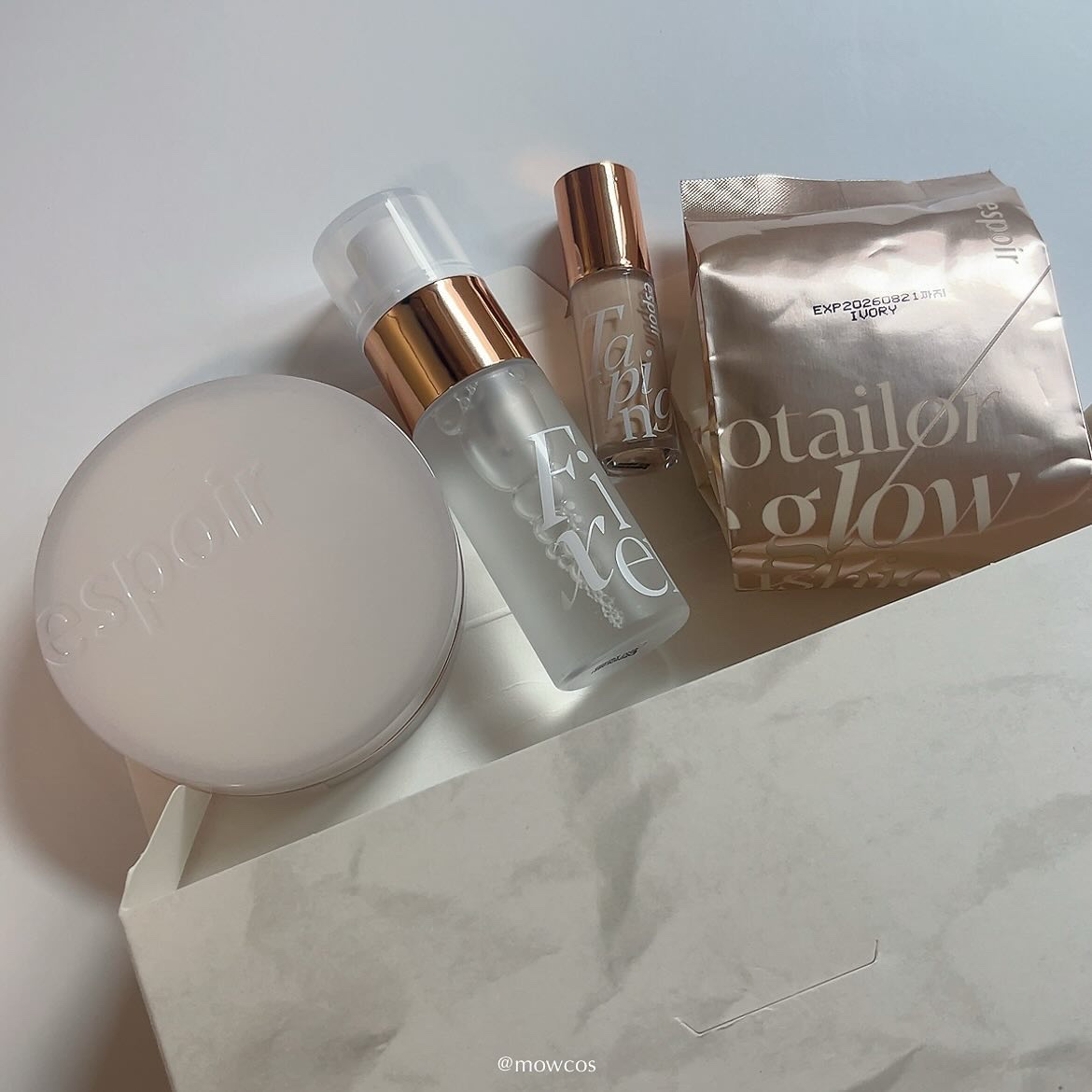 プロテーラービーグロウクッション ニュークラス/espoir/クッションファンデーションを使ったクチコミ（2枚目）