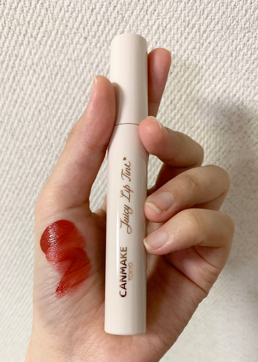 ジューシーリップティント/キャンメイク/口紅を使ったクチコミ(2枚目)
