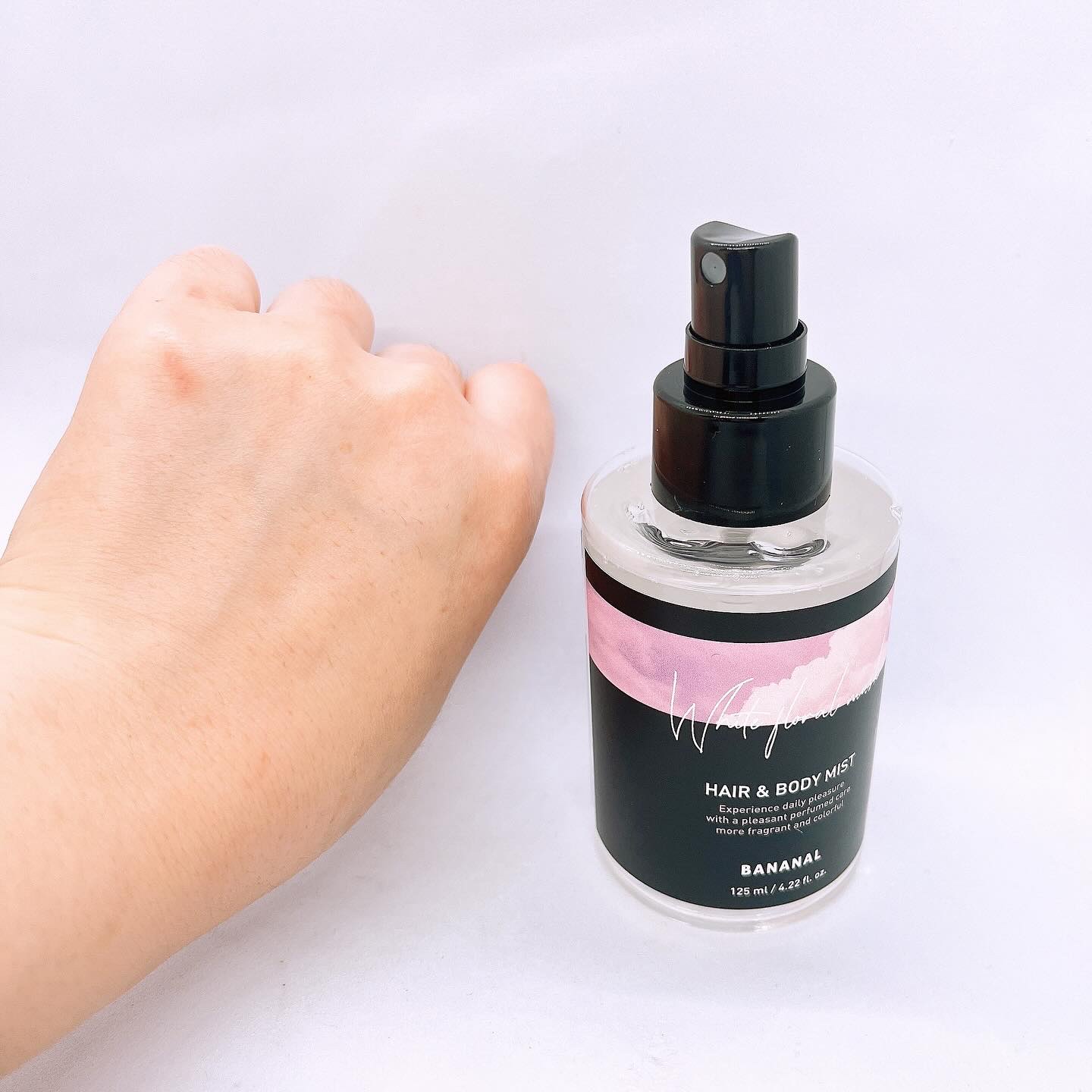 パフュームド ヘア＆ボディミスト White Floral Musk/BANANAL/ヘアミストを使ったクチコミ（2枚目）