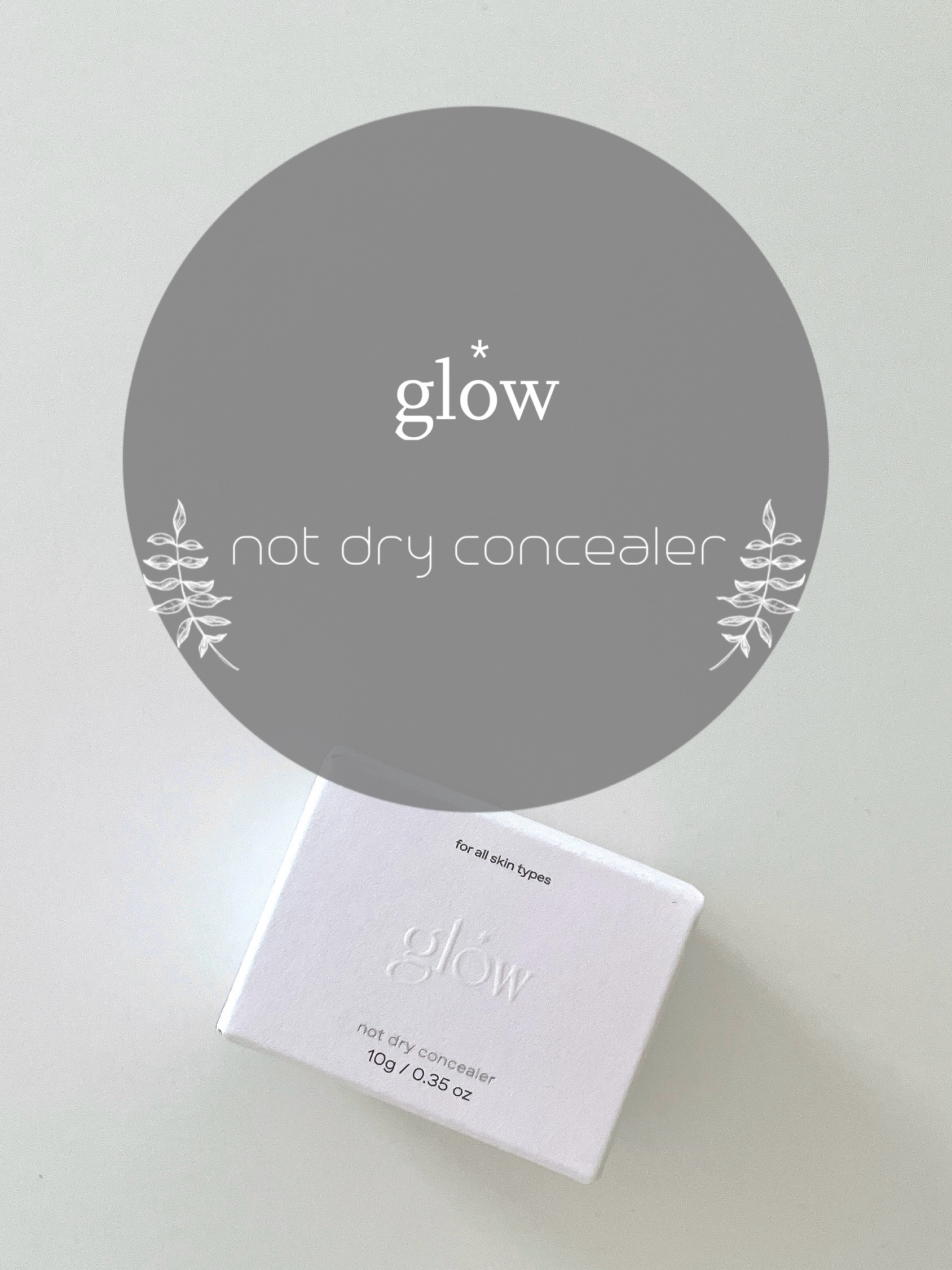 ノットドライコンシーラー/glow/クリームコンシーラーを使ったクチコミ（1枚目）