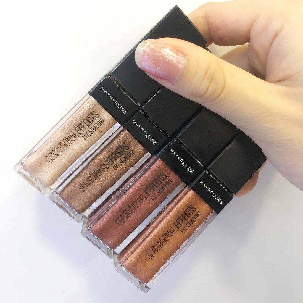 センセーショナルエフェクト アイシャドウ S04 モカグロス/MAYBELLINE NEW YORK/リキッドアイシャドウを使ったクチコミ（1枚目）
