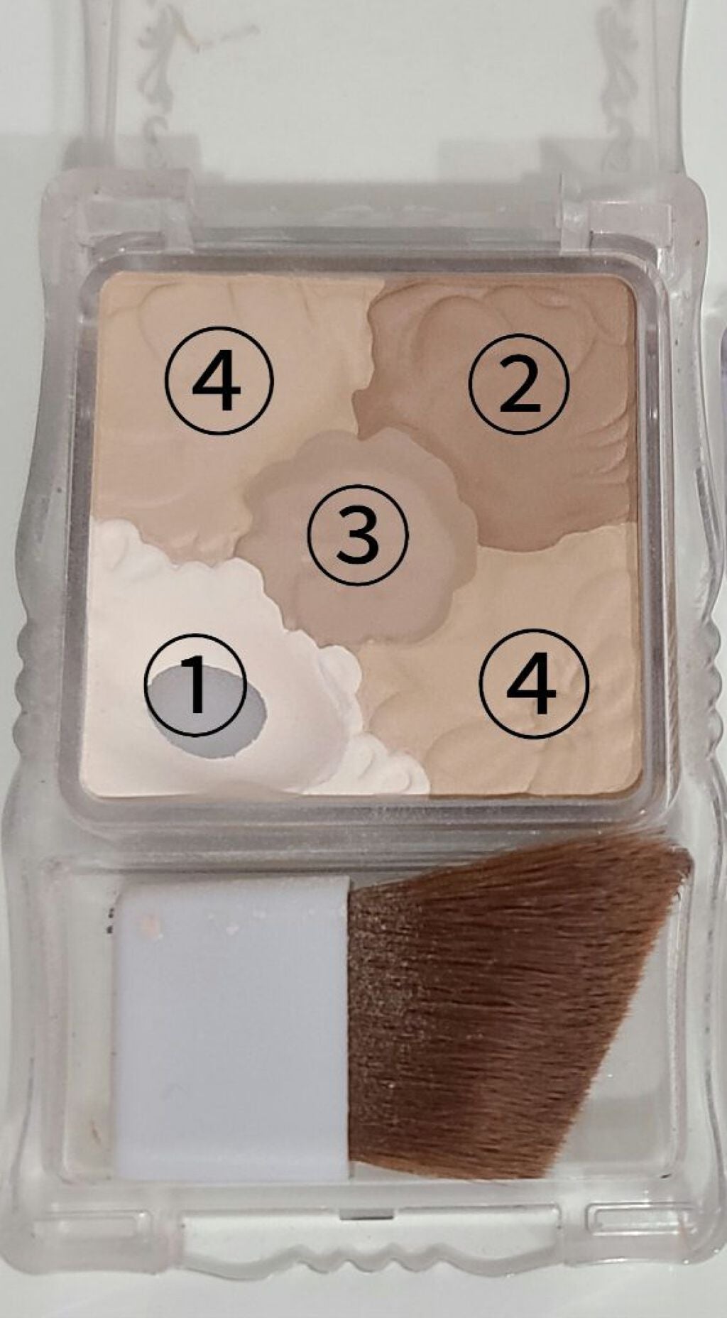 フェース コントロール カラー/CEZANNE/プレストパウダーを使ったクチコミ(2枚目)