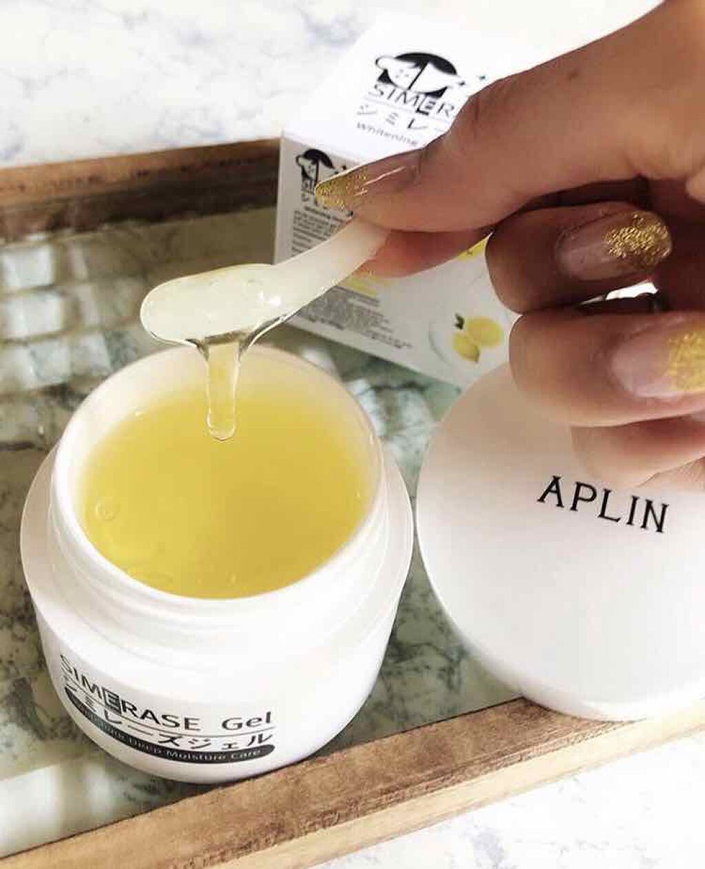 シミレーズジェル/APLIN/オールインワン化粧品を使ったクチコミ（2枚目）