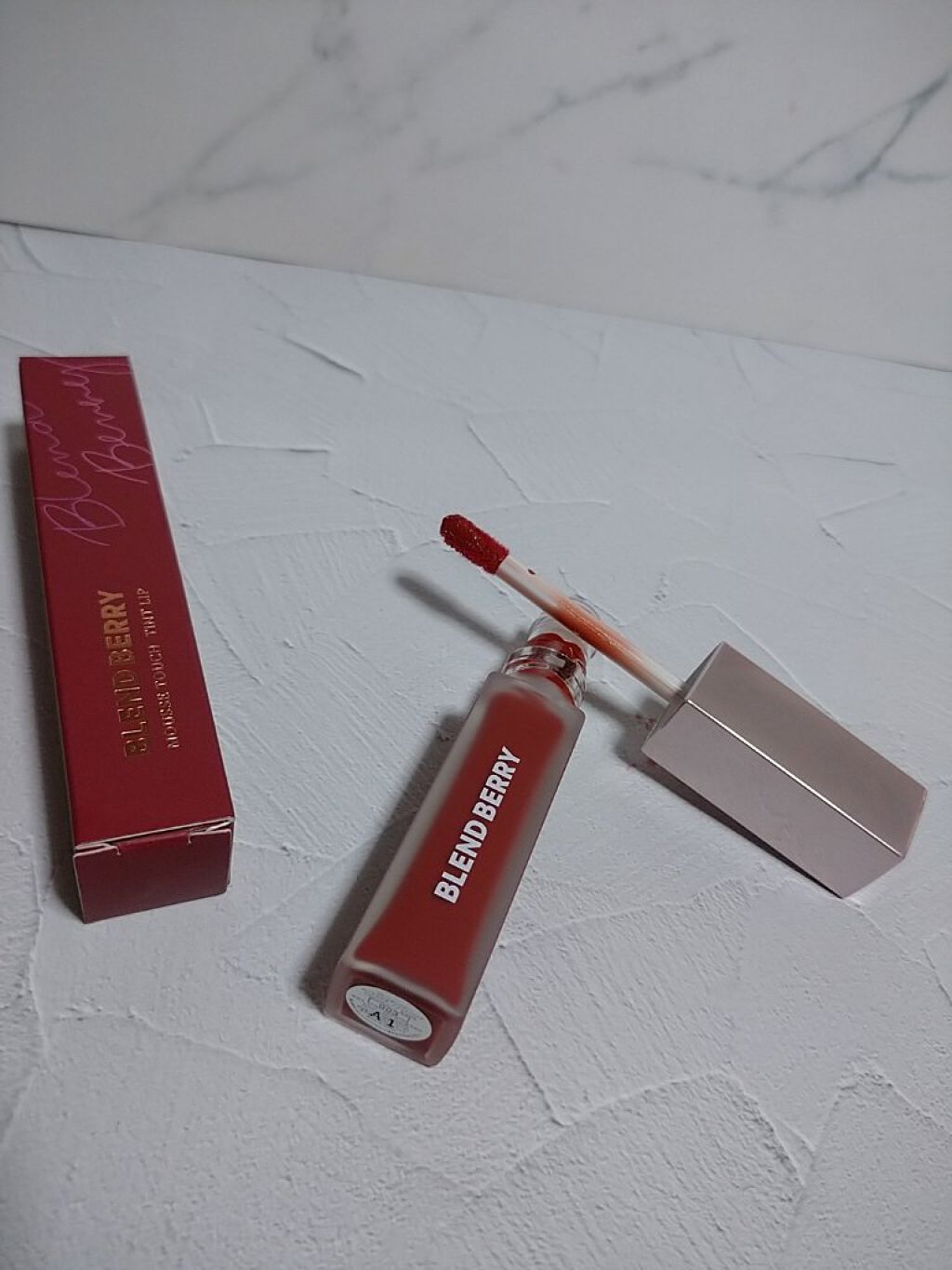 ムースタッチティントリップ		 003 レッドカラント/BLEND BERRY/リップティントを使ったクチコミ（1枚目）
