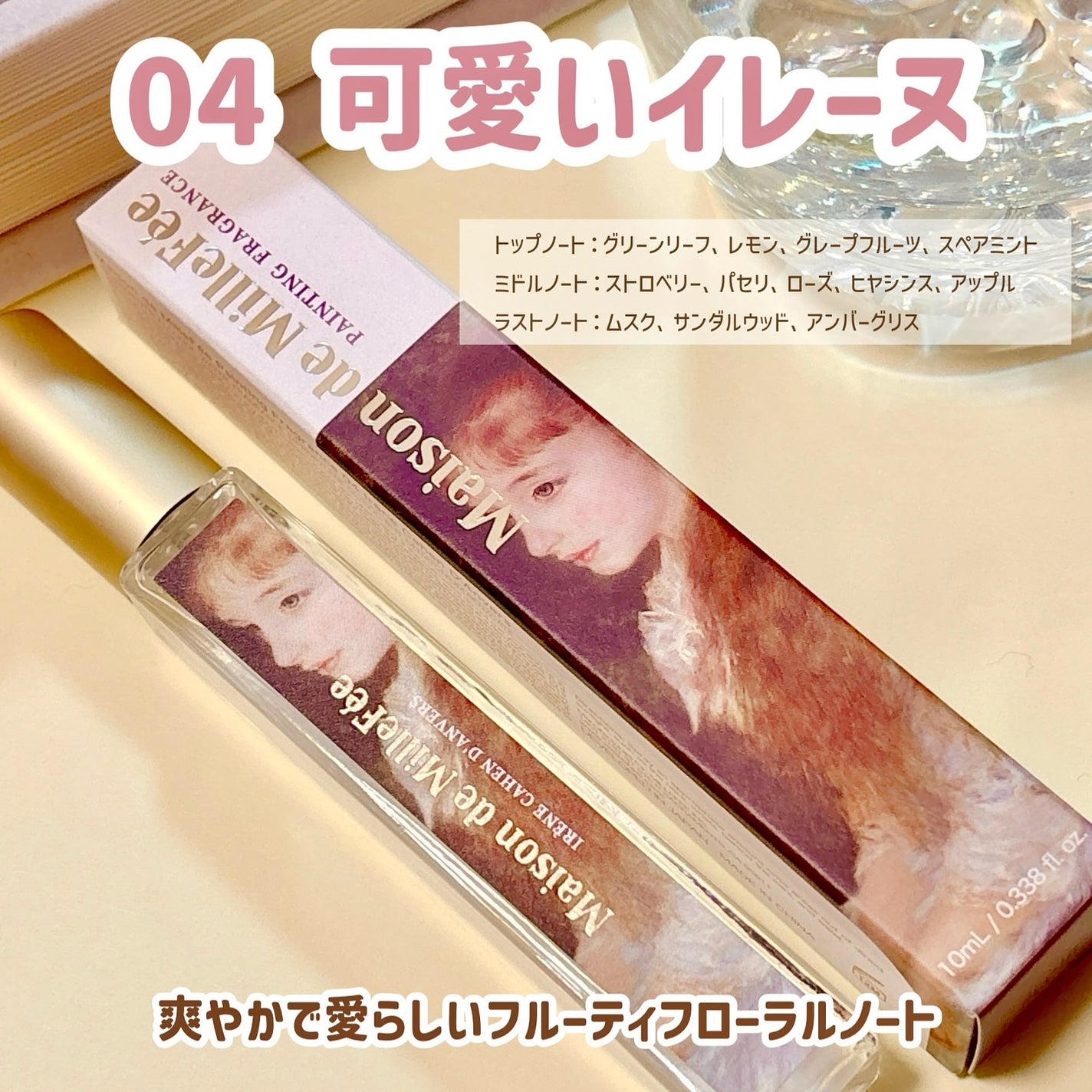 Maison de MilleFée 絵画フレグランス 01 日傘の女/MilleFée/香水(その他)を使ったクチコミ(6枚目)