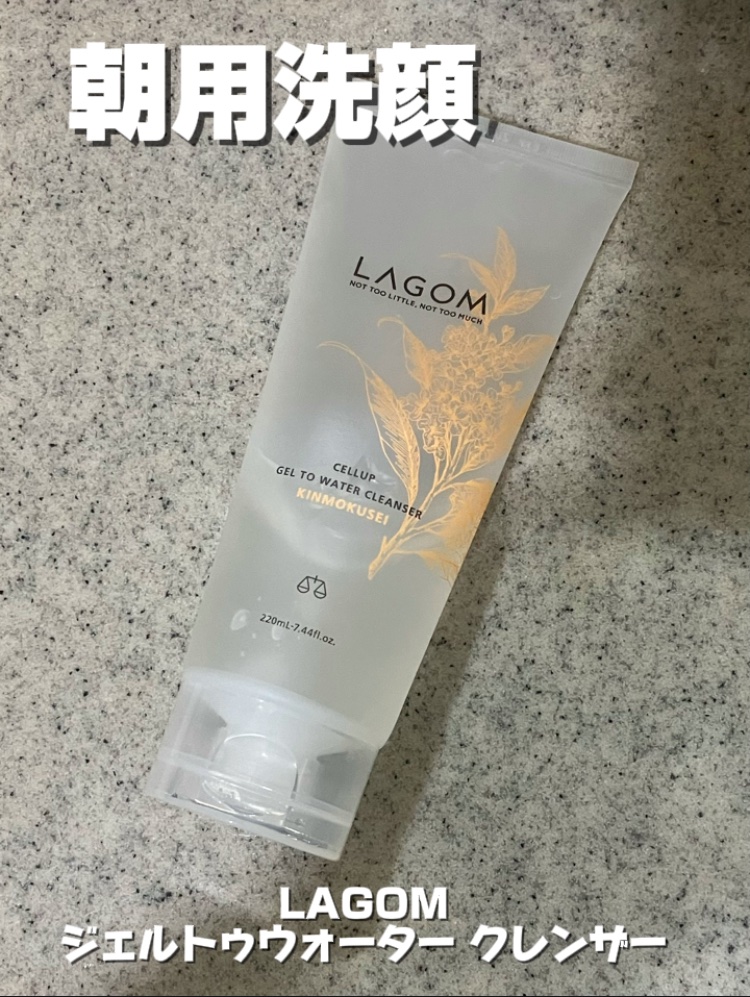 ジェルトゥウォーター クレンザー（KI）（朝洗顔料）/LAGOM /その他洗顔料を使ったクチコミ（1枚目）