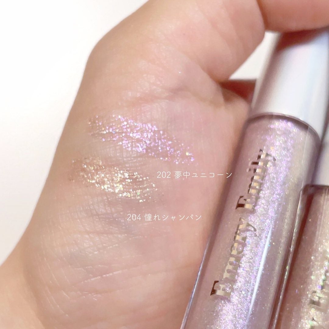 ドリーミー グリッターライナー/Emery Emily/グリッターを使ったクチコミ(7枚目)