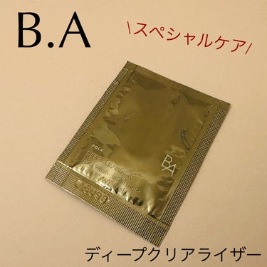 B.A ディープクリアライザー/B.A/洗顔フォームを使ったクチコミ（1枚目）