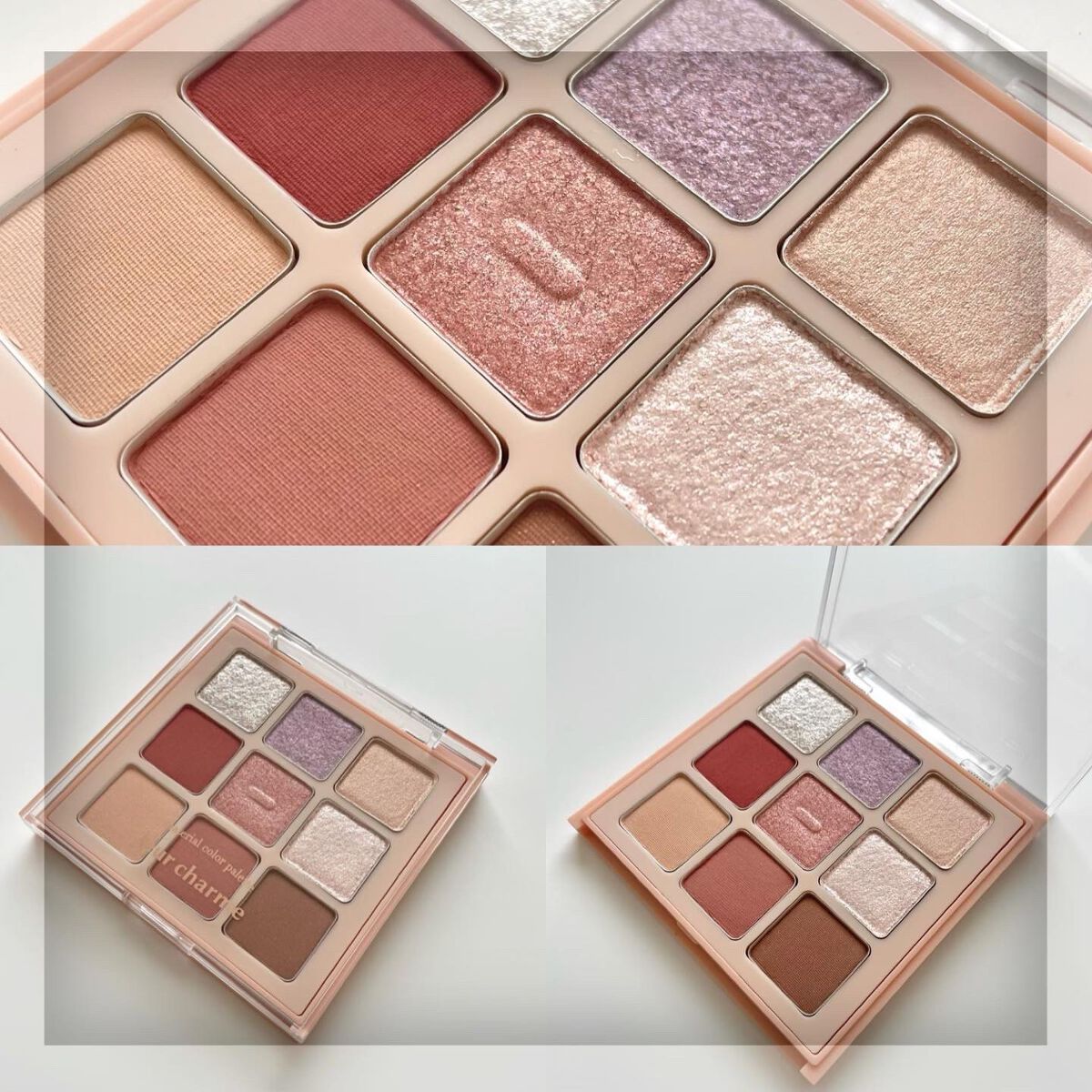 マテリアルカラーパレット/leur charme/アイシャドウパレットを使ったクチコミ(2枚目)