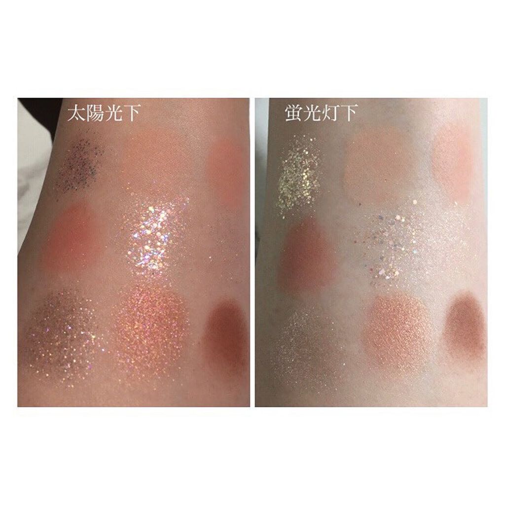 グリッターペディアアイパレット/unleashia/アイシャドウパレットを使ったクチコミ(3枚目)