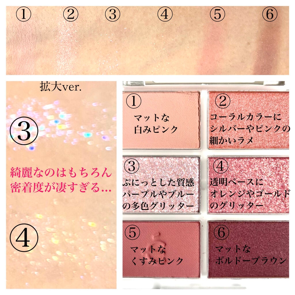 プロアイシャドウパレットセシル/CELEFIT/アイシャドウパレットを使ったクチコミ(3枚目)