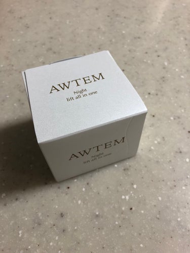 ナイトリフトオールインワン（夜⽤ジェルクリーム）/AWTEM/オールインワン化粧品を使ったクチコミ（4枚目）